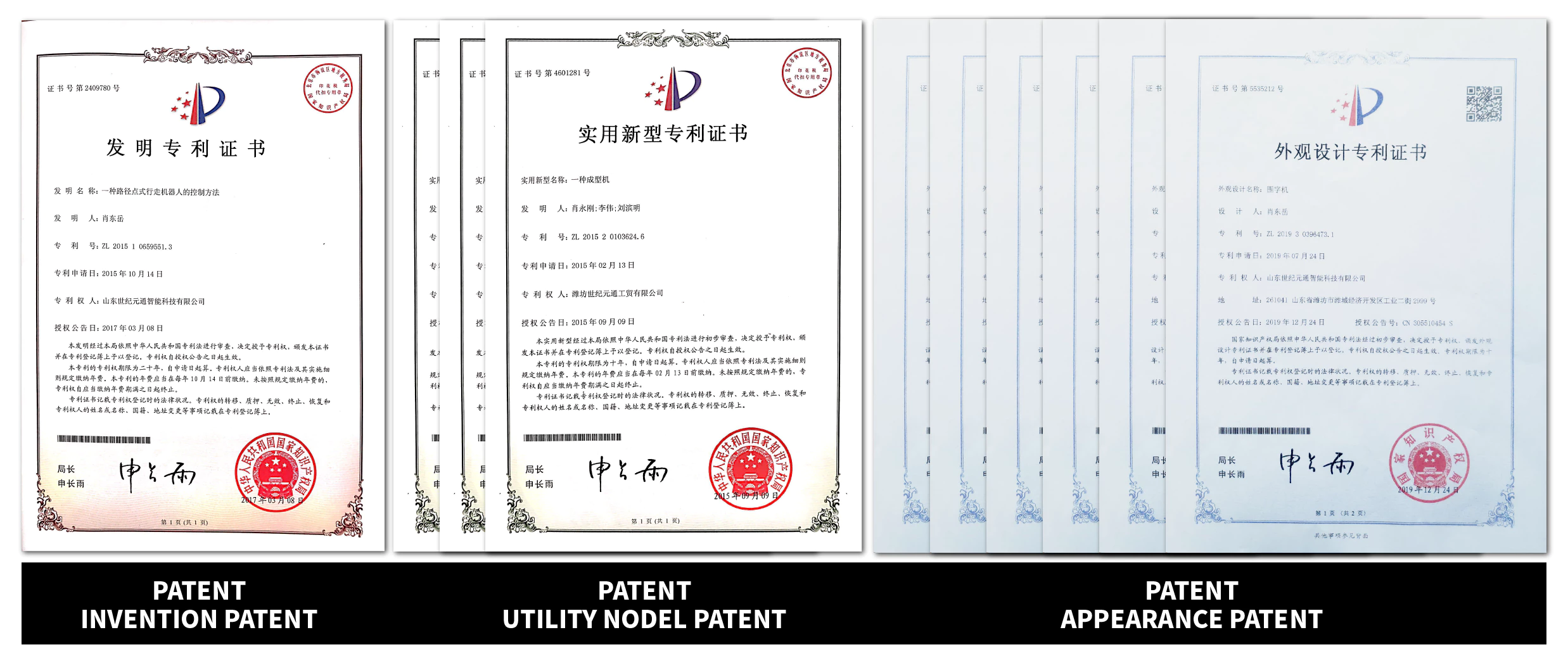 patent certification